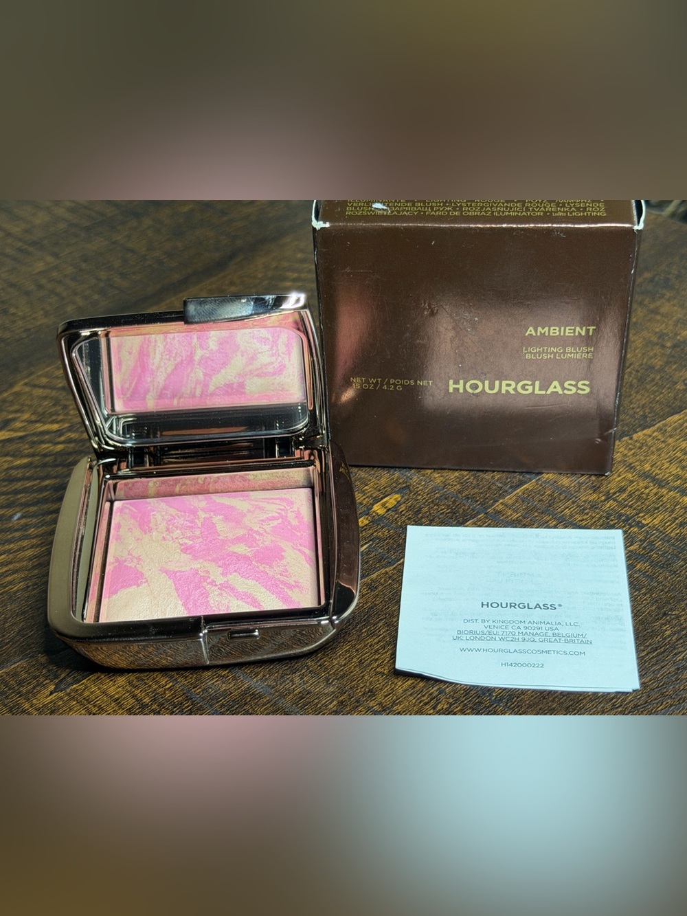 Hourglass Ambient Lighting Blush - Luminous Flush Pink Blush NWT